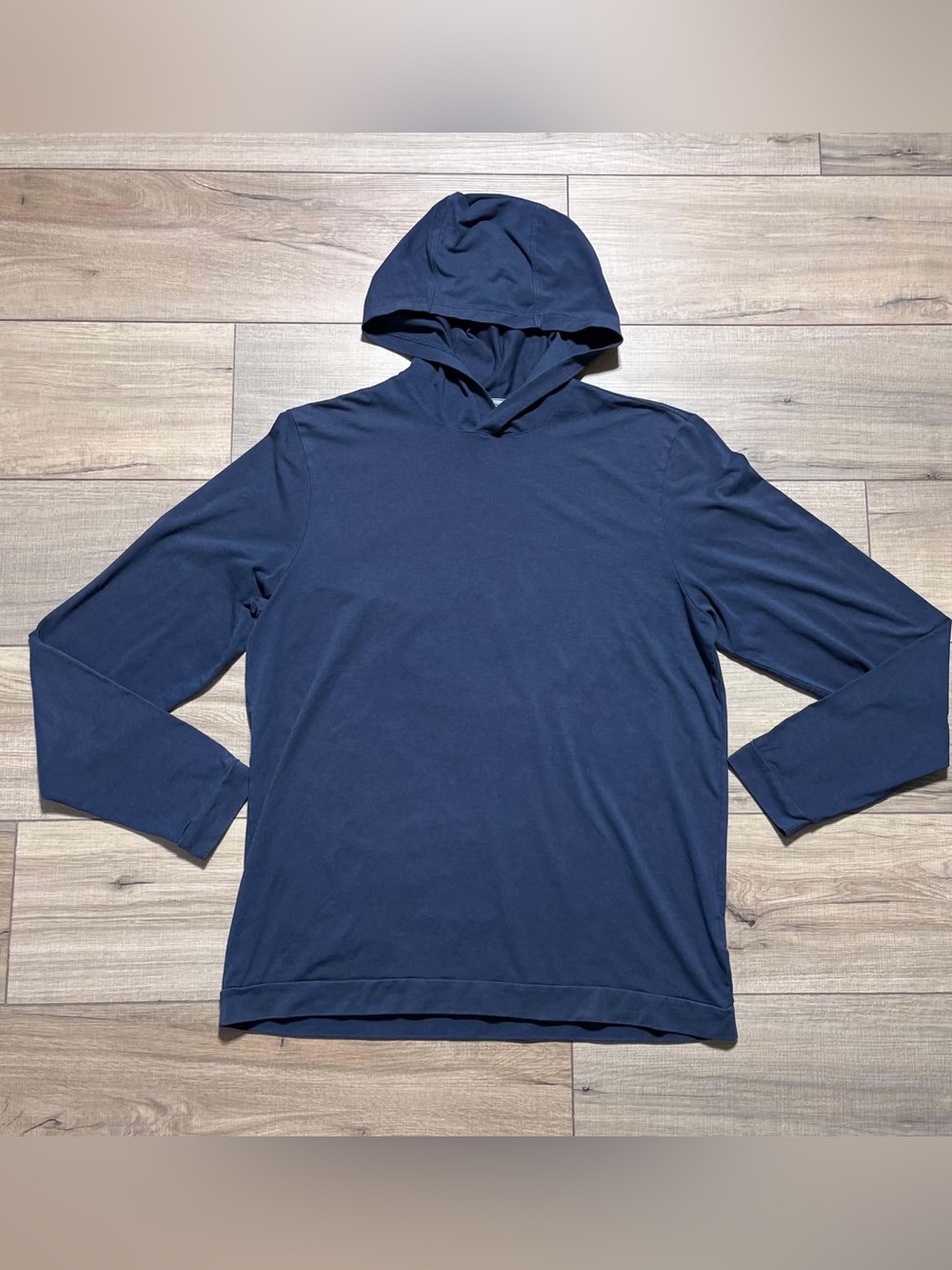 Rhone Mens Essential Elements Lounge Hoodie Size Medium Navy Blue